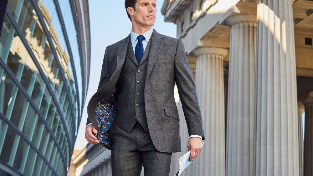 Jos. A. Bank is offering NFL-themed suit linings.