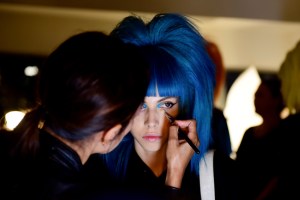 Backstage at Jeremy Scott RTW Spring 2020