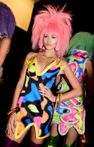 Backstage at Jeremy Scott RTW Spring 2020