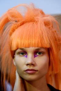 Backstage at Jeremy Scott RTW Spring 2020