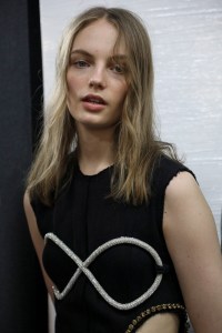 Backstage at JW Anderson Spring 2020