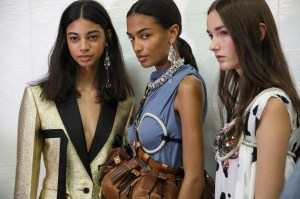 Backstage at JW Anderson Spring 2020