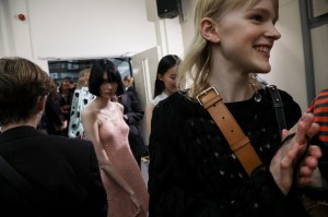 Backstage at JW Anderson Spring 2020