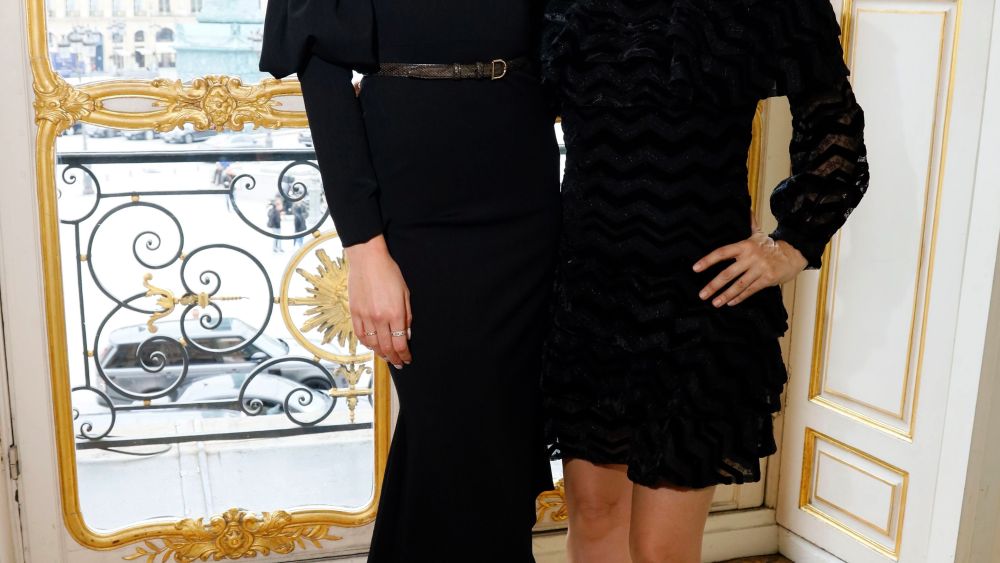 Karlie Kloss and Alicia Silverstone backstageChristian Siriano show, Backstage, Spring Summer 2020, Paris Fashion Week, France - 25 Sep 2019