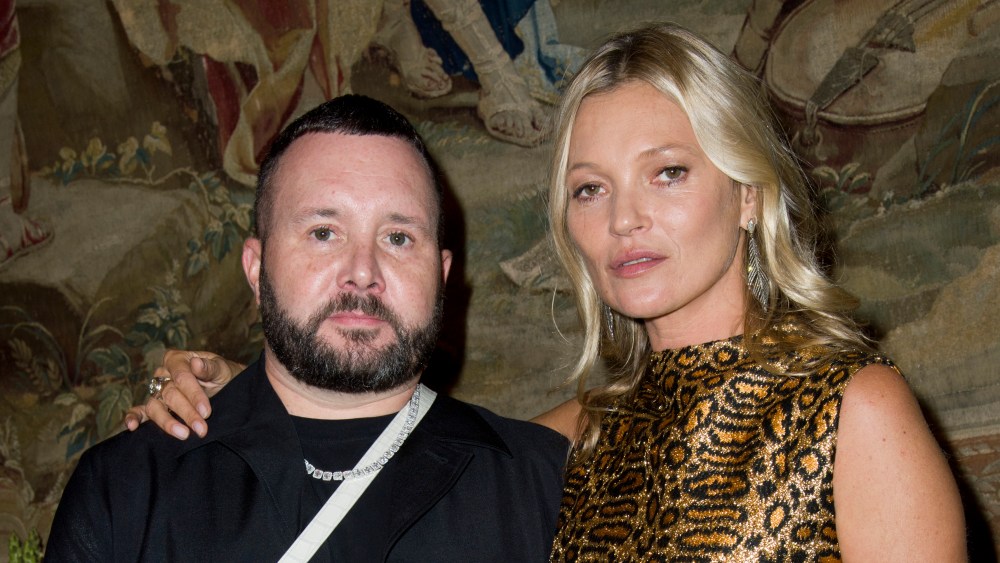 Kim Jones and Kate Moss.