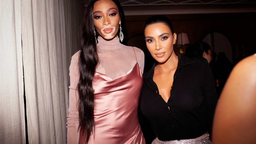 Winnie Harlow and Kim Kardashian