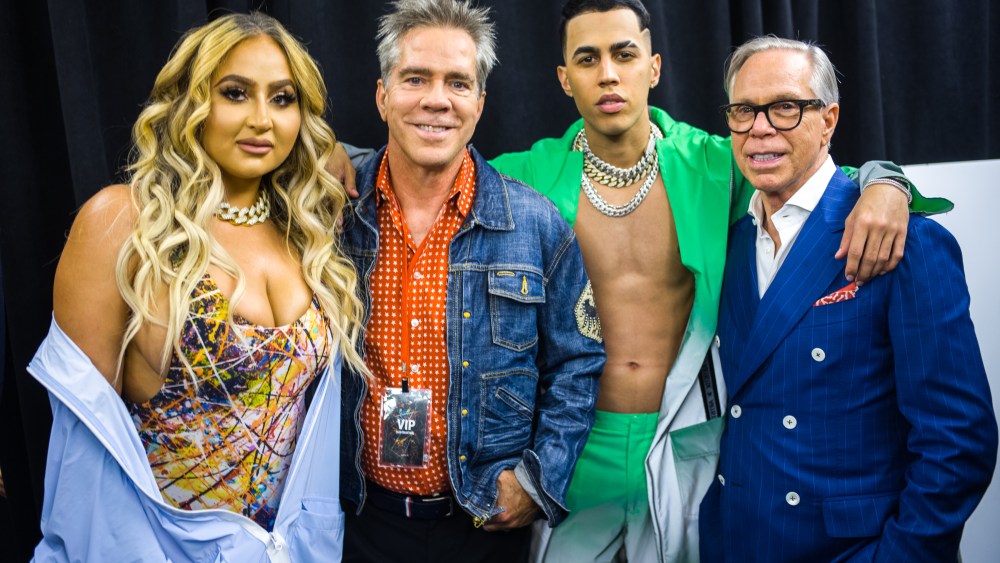 Jojo Zarur, Andy Hilfiger, Brytiago and Tommy Hilfiger.