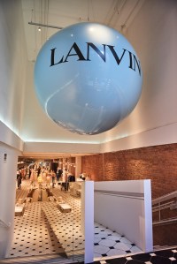 Inside Lanvin's Soho flagship.