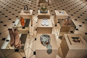 Inside Lanvin's Soho flagship.