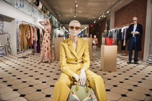 Inside Lanvin's Soho flagship.