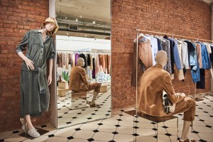Inside Lanvin's Soho flagship.