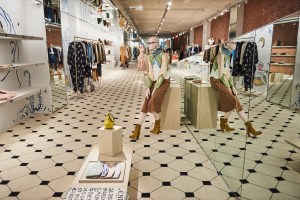 Inside Lanvin's Soho flagship.