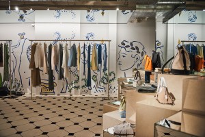 Inside Lanvin's Soho flagship.