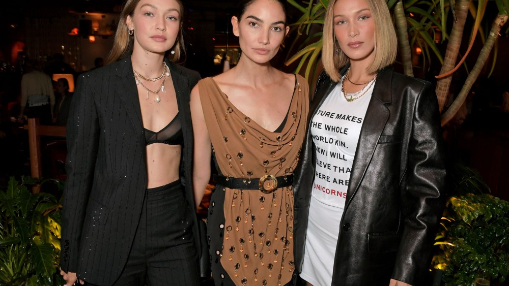 Gigi Hadid, Lily Aldridge and Bella Hadid