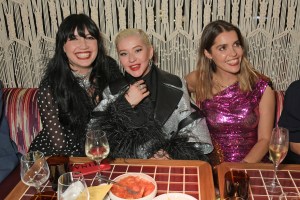 Daisy Lowe and Christina Aguilera