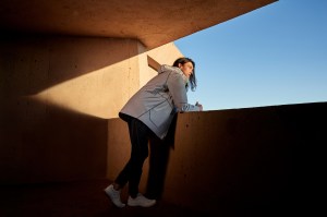 A fall image from Lululemon Lab.