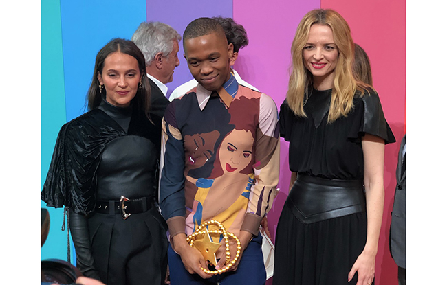 Alicia Vikander Thebe Magugu Delphine Arnault