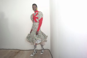 Backstage at Matty Bovan RTW Spring 2020