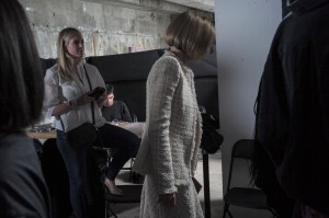 Backstage at Matty Bovan RTW Spring 2020
