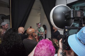 Backstage at Matty Bovan RTW Spring 2020