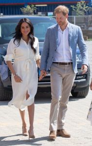 Prince Harry and Meghan Duchess of Sussex at a township to learn about Youth Employment ServicesPrince Harry and Meghan Duchess of Sussex visit to Africa - 02 Oct 2019