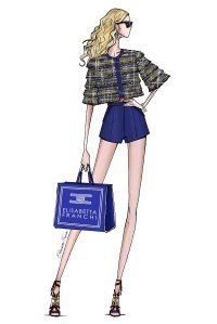 ÒI imagined dressing a woman that has no limits in her own feminine perception, who wears outfits with a unique style and of high quality. An idea of luxury recalling the infinity of the sea and the elegance of a splendid yacht.Ó Ð Elisabetta Franchi