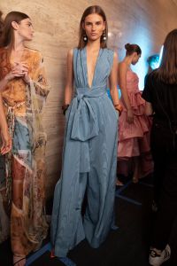 Backstage at Oscar de la Renta RTW Spring 2020