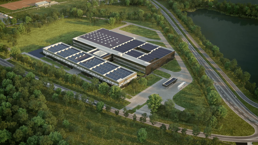 Rendering of Chanel's Verneuil-en-Halatte production site