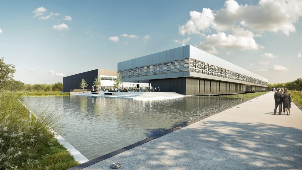 Rendering of Chanel's Verneuil-en-Halatte workshop