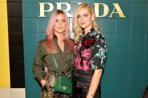 Valentina Ferragni and Chiara Ferragni in the front rowPrada show, Front Row, Spring Summer 2020, Milan Fashion Week, Italy - 18 Sep 2019