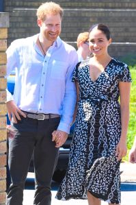 What Meghan Wore: Meghan Markle fashion photos and designers from Africa Royal Tour 2019 with Prince Harry and Archie.