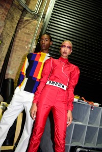 Backstage at Pyer Moss RTW Spring 2020