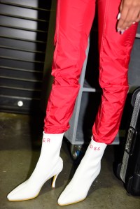 Backstage at Pyer Moss RTW Spring 2020