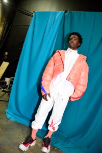 Backstage at Pyer Moss RTW Spring 2020