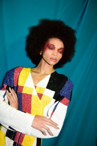 Backstage at Pyer Moss RTW Spring 2020