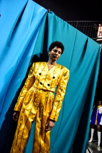 Backstage at Pyer Moss RTW Spring 2020