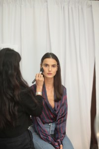 Backstage at Ralph Lauren RTW Spring 2020