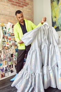 A very big idea from Christopher John Rogers' spring collection.