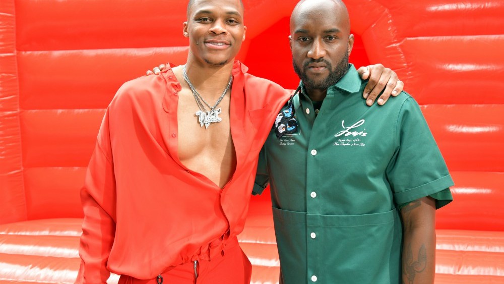 Russell Westbrook and Virgil Abloh Louis Vuitton - NBA fashion