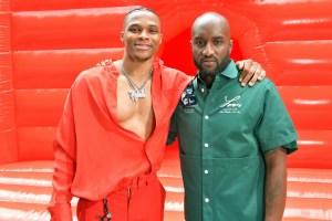 Russell Westbrook and Virgil Abloh Louis Vuitton - NBA fashion