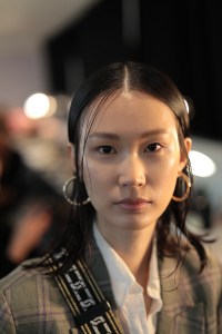 Backstage at Sally LaPointe RTW Spring 2020