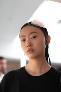 Backstage at Sally LaPointe RTW Spring 2020