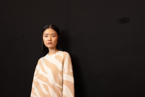 Backstage at Sally LaPointe RTW Spring 2020
