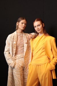 Backstage at Sally LaPointe RTW Spring 2020