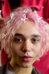 Backstage at Sandy Liang RTW Spring 2020