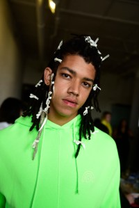 Backstage at Sandy Liang RTW Spring 2020