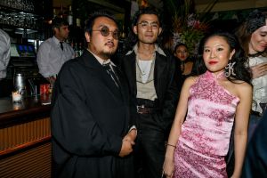 Ryohei Kawanishi, Kozaburo Akasaka and Kim Shui