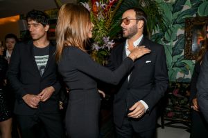 Carine Restoin-Roitfeld and Tom Ford