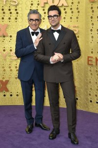 Eugene Levy and Daniel Levy, Emmys 2019.