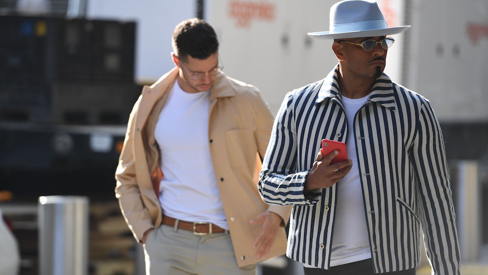 men's street style at New York Fashion Week September 2019